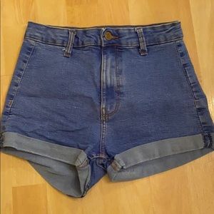 High waisted shorts